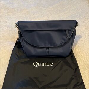 NWT sold out NAVY Quince nylon crossbody bag!